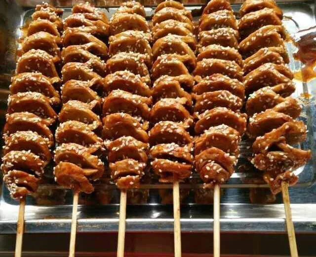 户部巷绝味烤面筋，脆皮面筋技术视频