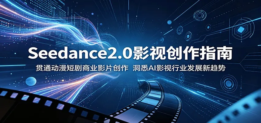 Seedance2.0影视创作指南:贯通动漫短剧商业影片创作,洞悉AI影视行业发展新趋势