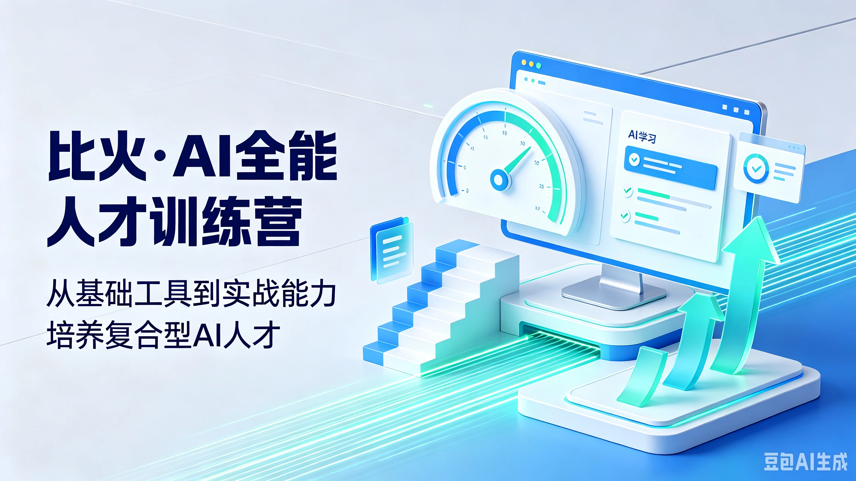【精】比火·AI全能人才训练营,从基础工具到实战能力,培养复合型AI人才
